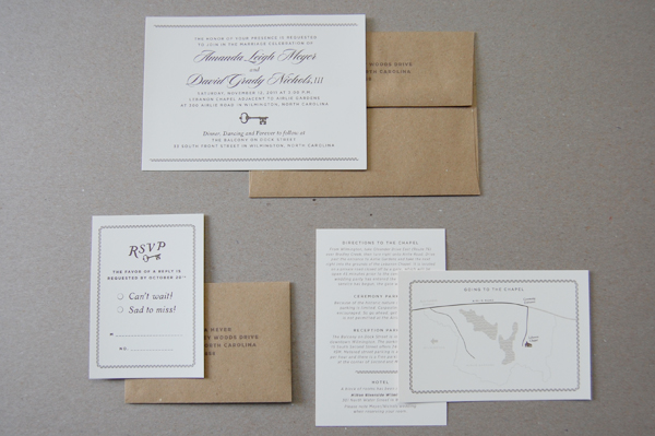 Amanda and Grady Wedding Invitation