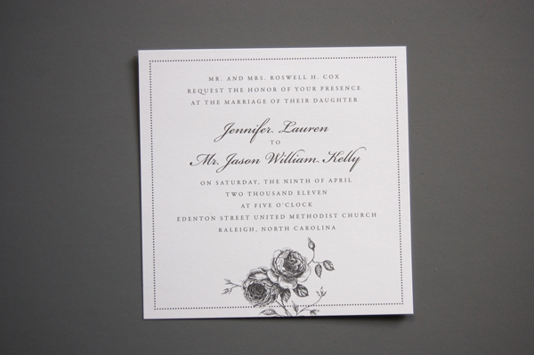 Jenn and Jason Wedding Invitation
